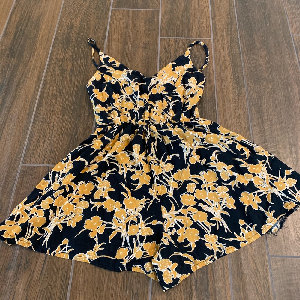 Floral romper from Thailand NEVER WORN